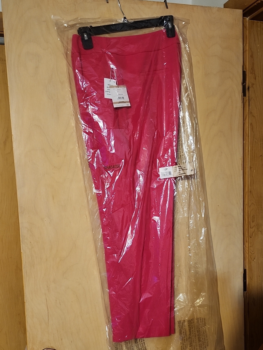 Kasper Bright Pink Straight Leg Pants